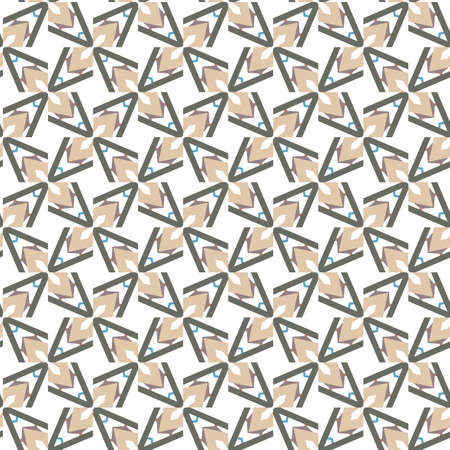 Seamless geometric ornamental vector pattern. Abstract background