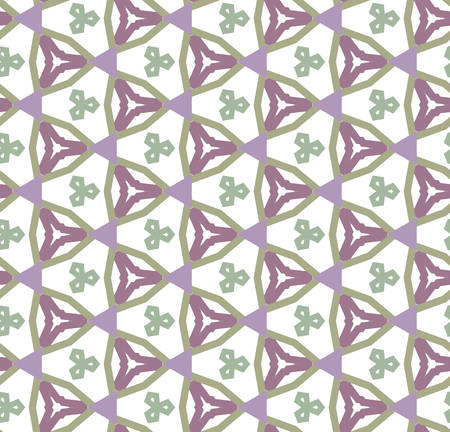 Seamless geometric ornamental vector pattern. Abstract backgroundのイラスト素材