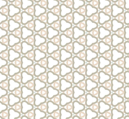 Seamless vector pattern in geometric ornamental style