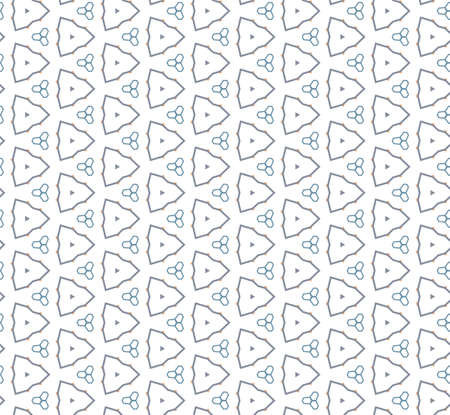 Seamless vector pattern in geometric ornamental style