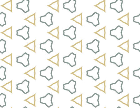 Seamless vector pattern in geometric ornamental style