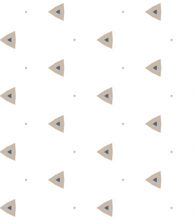 Seamless vector pattern in geometric ornamental styleのイラスト素材