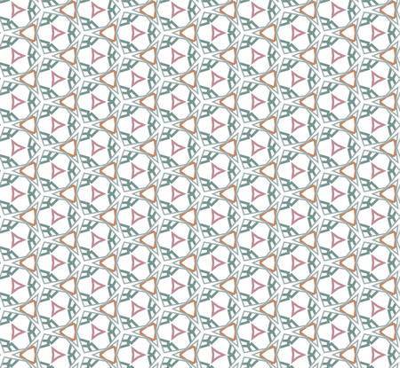 Geometric ornamental vector pattern. Seamless design texture.のイラスト素材
