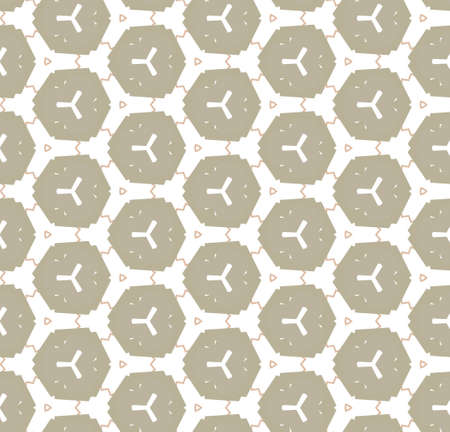 Seamless vector pattern in geometric ornamental style