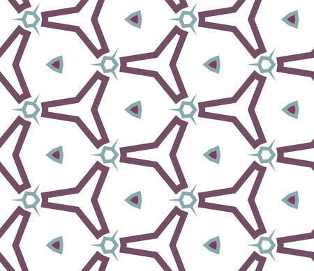 Geometric ornamental vector pattern. Seamless design texture.のイラスト素材