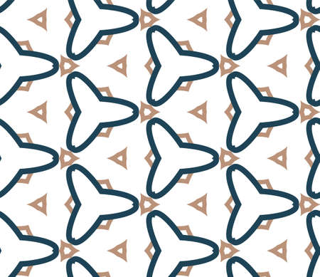 Seamless vector pattern. Background texture in geometric ornamental style.