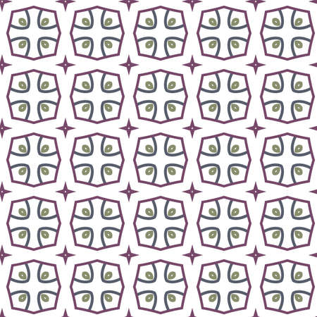 Geometric ornamental vector pattern. Seamless design texture.