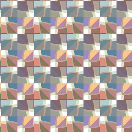 Abstract background texture in geometric ornamental style. Seamless design.のイラスト素材
