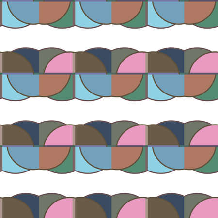 Seamless geometric ornamental vector pattern. Abstract background