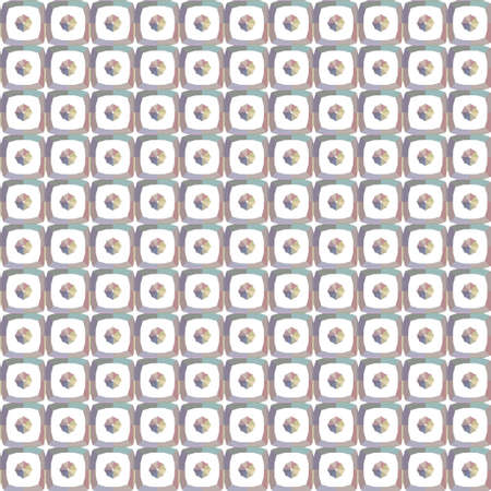 Geometric ornamental vector pattern. Seamless design texture.のイラスト素材