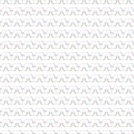 Abstract background texture in geometric ornamental style. Seamless design.のイラスト素材