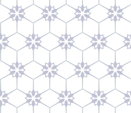 Seamless vector pattern in geometric ornamental styleのイラスト素材