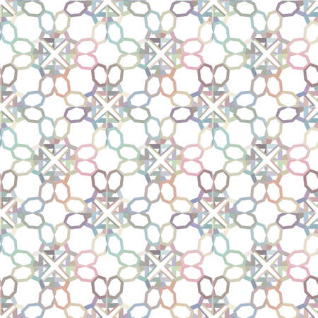 Abstract background texture in geometric ornamental style. Seamless design.のイラスト素材