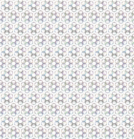 Geometric ornamental vector pattern. Seamless design texture.のイラスト素材