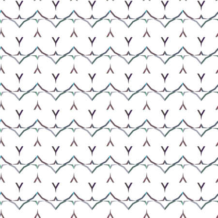 Seamless vector pattern in geometric ornamental styleのイラスト素材