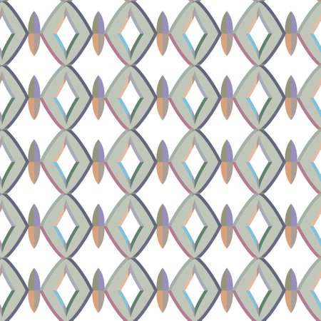 Abstract background texture in geometric ornamental style. Seamless design.のイラスト素材