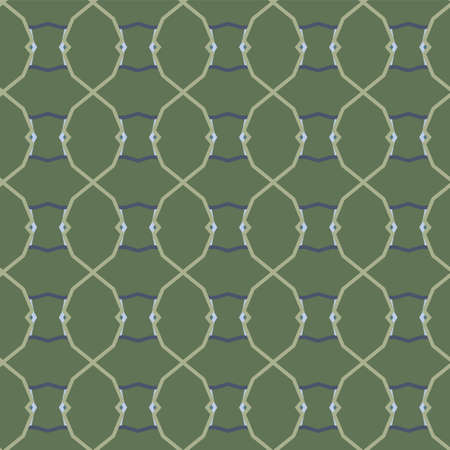 Seamless geometric ornamental vector pattern. Abstract backgroundのイラスト素材