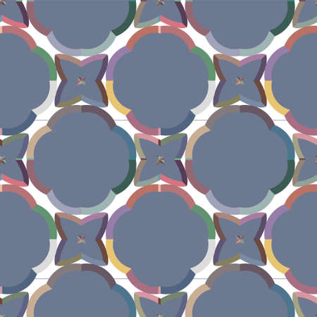 Seamless geometric ornamental vector pattern. Abstract background
