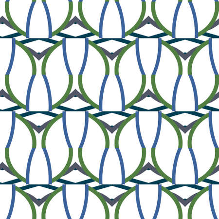 Abstract background texture in geometric ornamental style. Seamless design.のイラスト素材