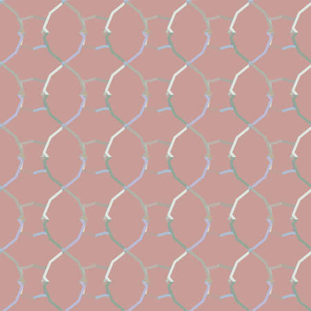 Seamless vector pattern in geometric ornamental style