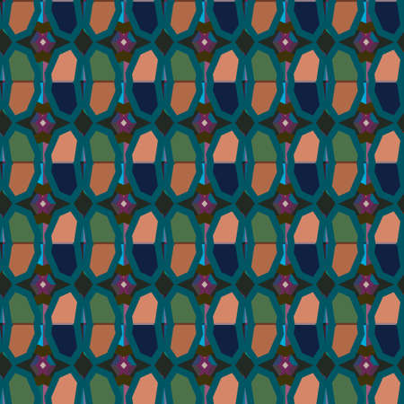 Abstract background texture in geometric ornamental style. Seamless design.のイラスト素材