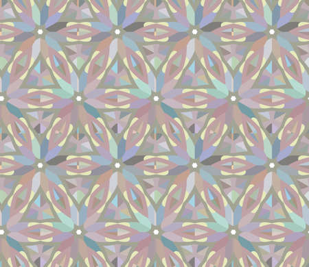 Seamless vector pattern. Background texture in geometric ornamental style.のイラスト素材