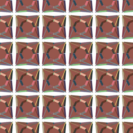 Geometric ornamental vector pattern. Seamless design texture.