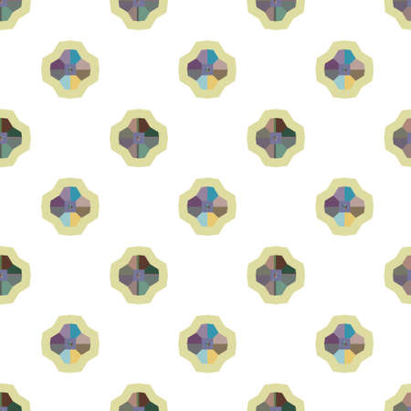 Abstract background texture in geometric ornamental style. Seamless design.のイラスト素材