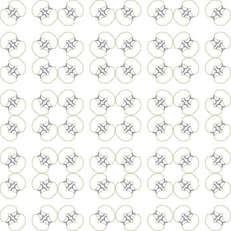 Seamless geometric ornamental vector pattern. Abstract backgroundのイラスト素材