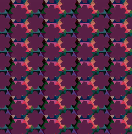 Seamless vector pattern. Background texture in geometric ornamental style.のイラスト素材