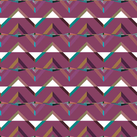 Seamless geometric ornamental vector pattern. Abstract backgroundのイラスト素材