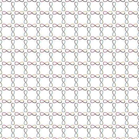 Seamless geometric ornamental vector pattern. Abstract backgroundのイラスト素材