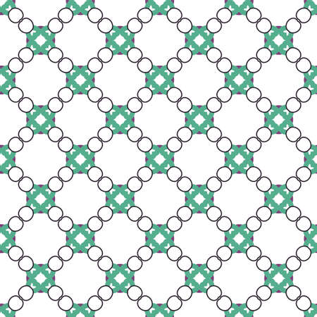 Seamless geometric ornamental vector pattern. Abstract backgroundのイラスト素材