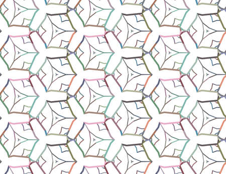 Seamless vector pattern. Background texture in geometric ornamental style.のイラスト素材