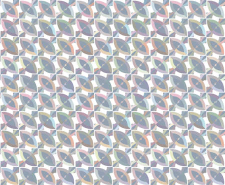 Seamless vector pattern in geometric ornamental styleのイラスト素材