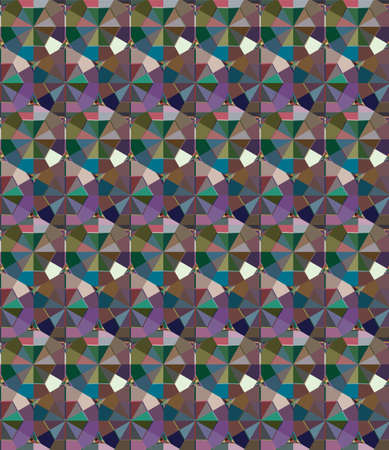 Seamless vector pattern. Background texture in geometric ornamental style.のイラスト素材