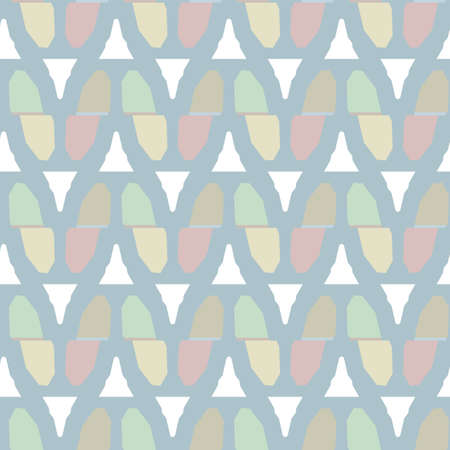 Seamless vector pattern. Background texture in geometric ornamental style.のイラスト素材