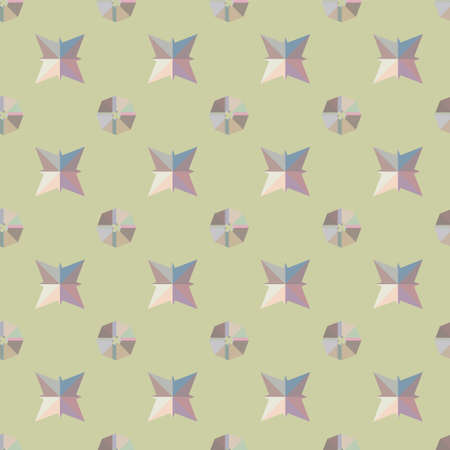 Geometric ornamental vector pattern. Seamless design texture.のイラスト素材