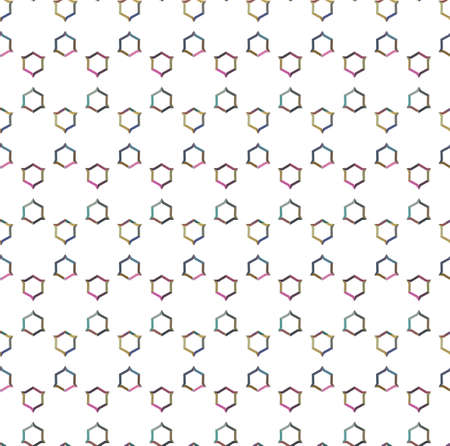 Seamless vector pattern. Background texture in geometric ornamental style.のイラスト素材