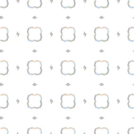 Seamless vector pattern in geometric ornamental styleのイラスト素材