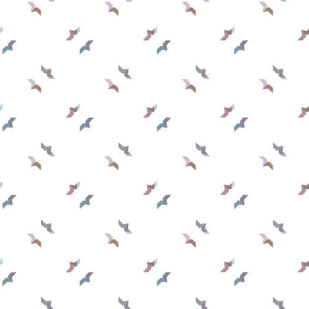 Seamless vector pattern in geometric ornamental style