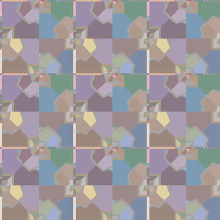 Abstract background texture in geometric ornamental style. Seamless design.のイラスト素材
