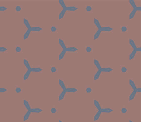 Seamless vector pattern in geometric ornamental style