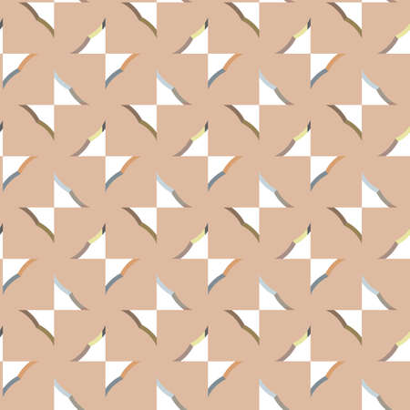 Seamless vector pattern in geometric ornamental style