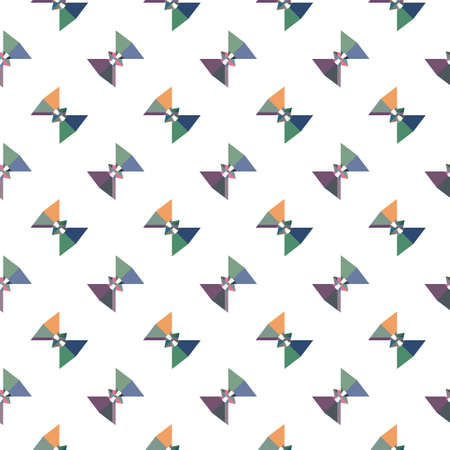 Geometric ornamental vector pattern. Seamless design texture.のイラスト素材