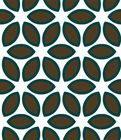 Seamless vector pattern. Background texture in geometric ornamental style.のイラスト素材