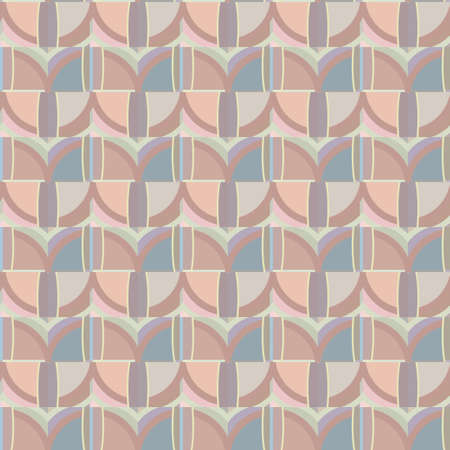 Seamless geometric ornamental vector pattern. Abstract backgroundのイラスト素材