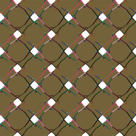 Seamless geometric ornamental vector pattern. Abstract background