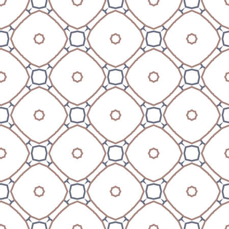 Seamless vector pattern in geometric ornamental styleのイラスト素材