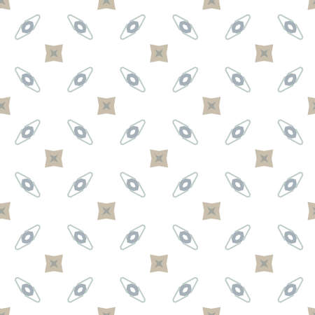 Seamless vector pattern in geometric ornamental styleのイラスト素材